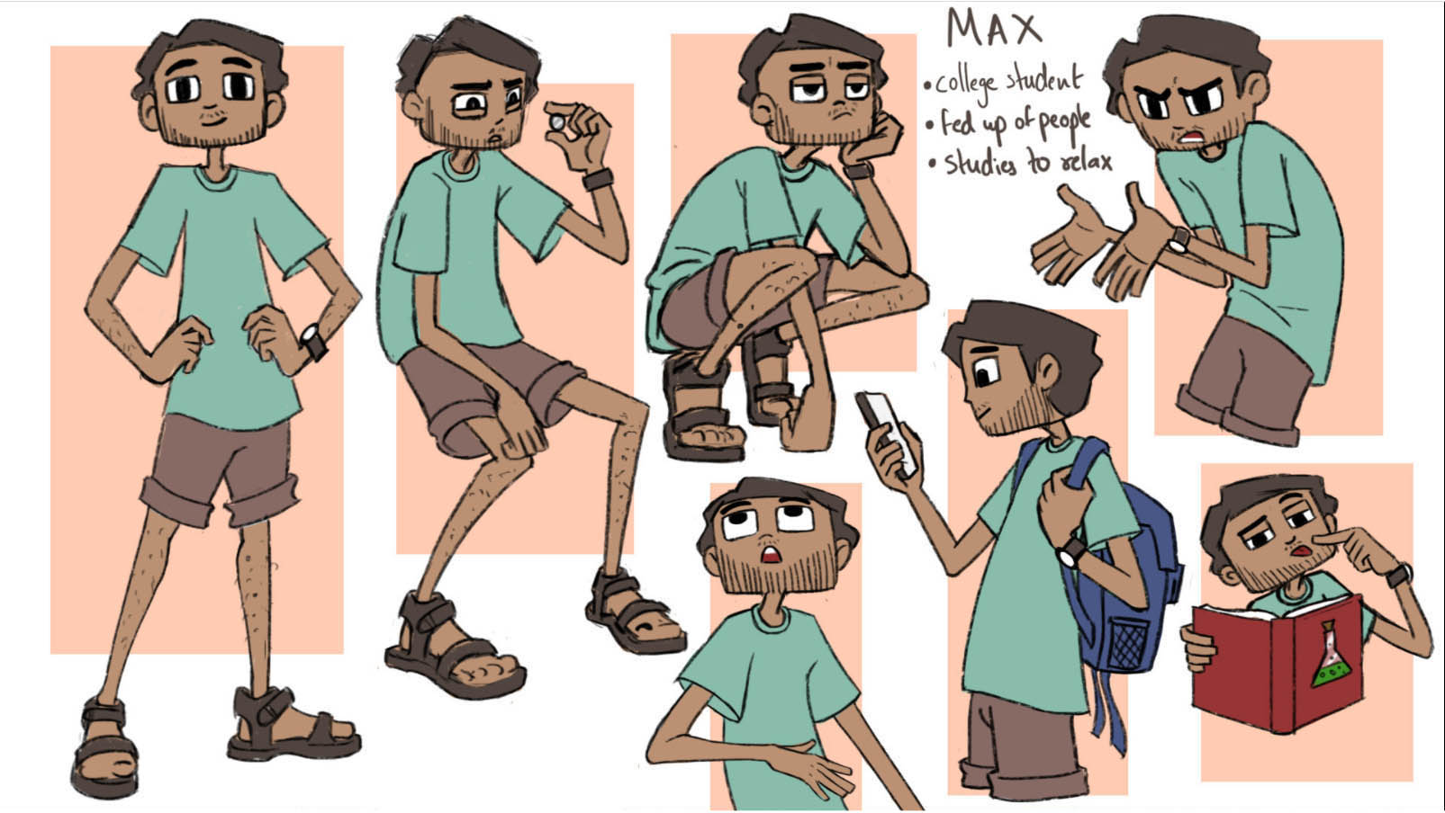 Student Character Design by Vibha Rao