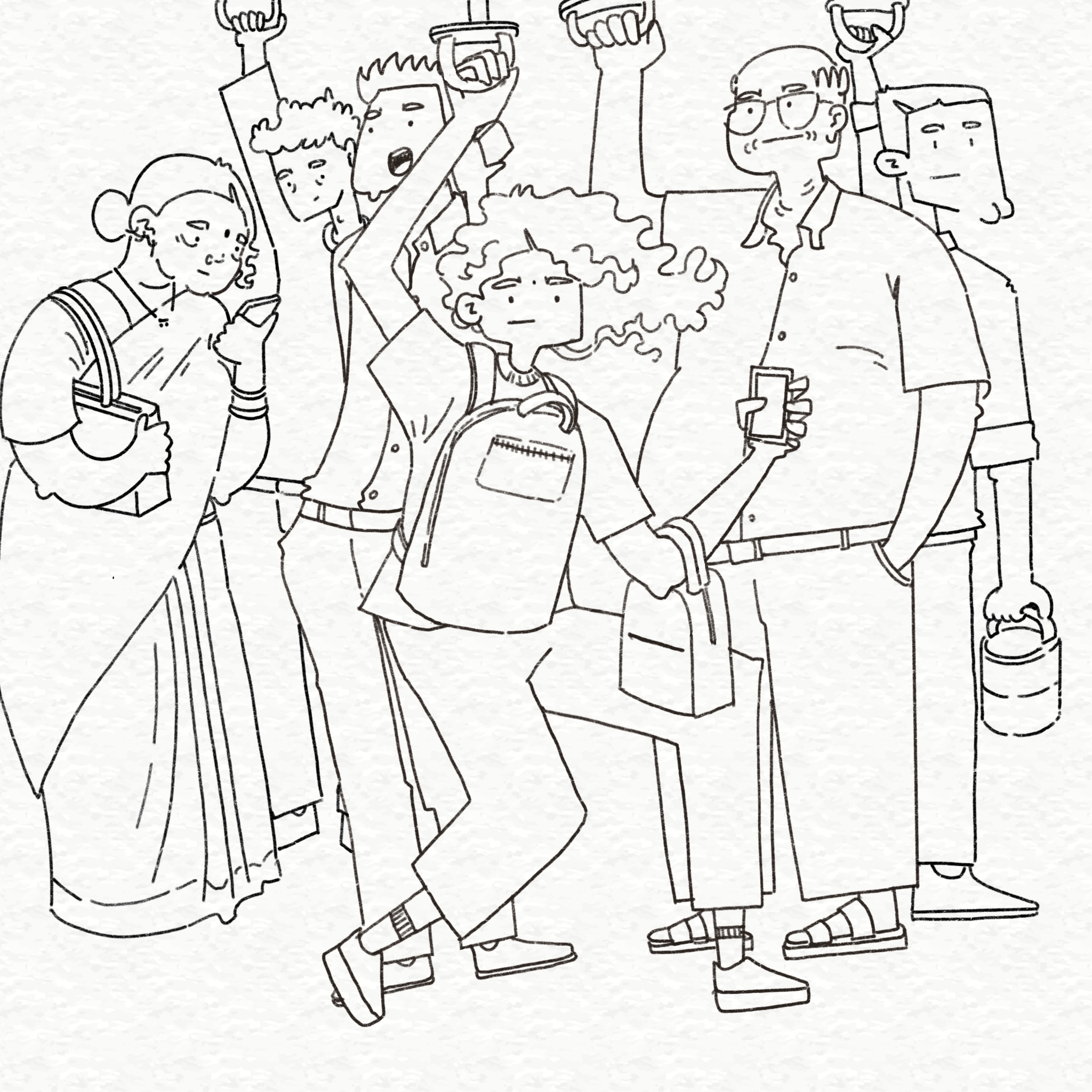 Mumbai local morning by Ishani Kuwar