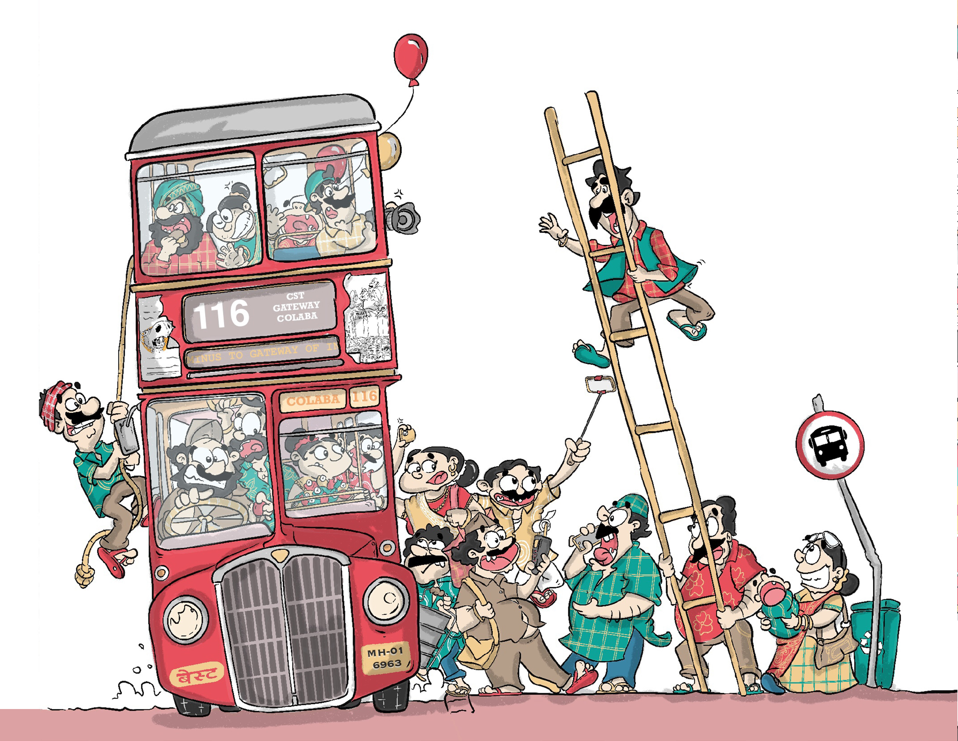 Mumbai Double Decker by Karthik Nakkana