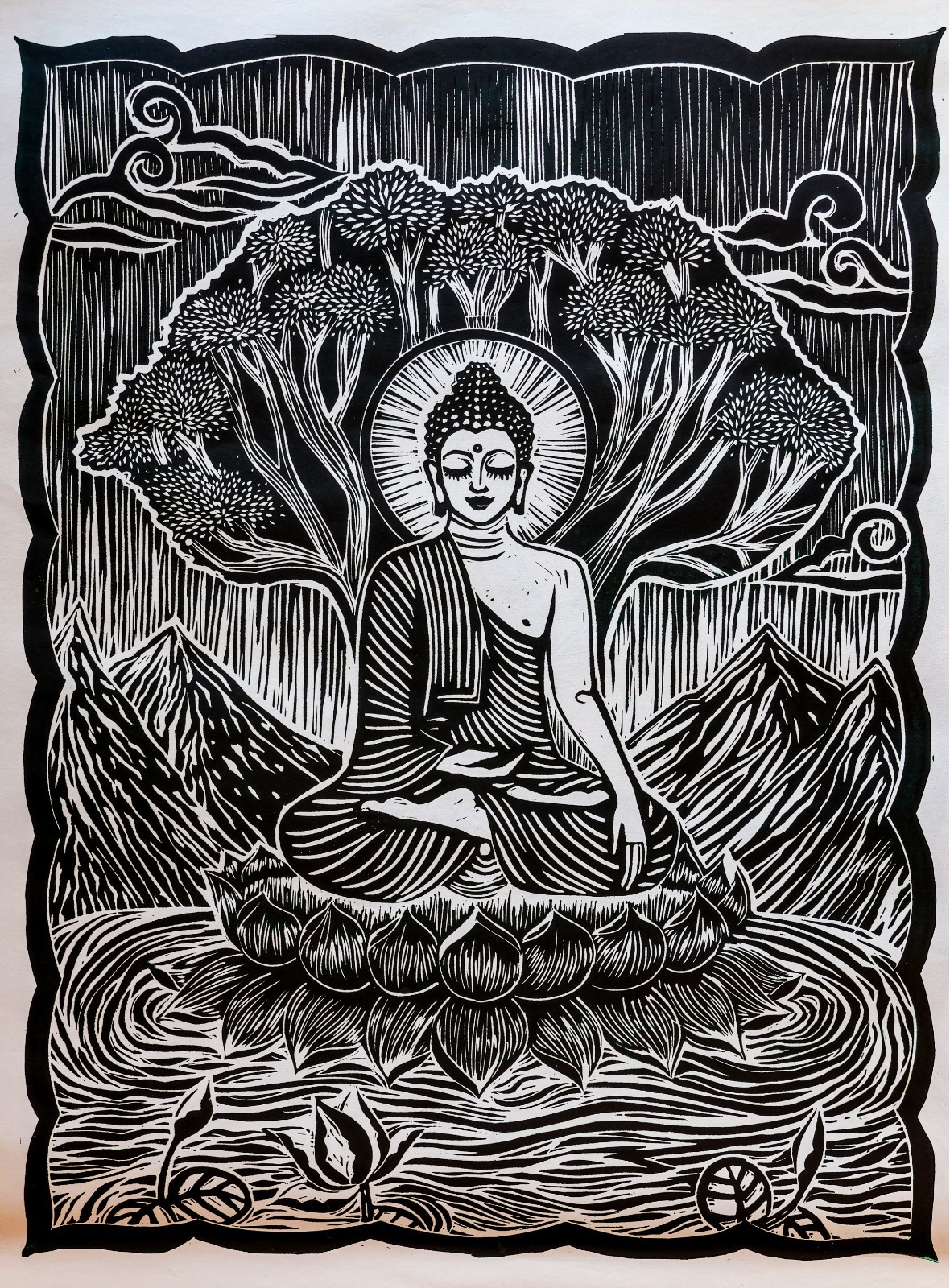 Black Buddha by Sreya Sajan